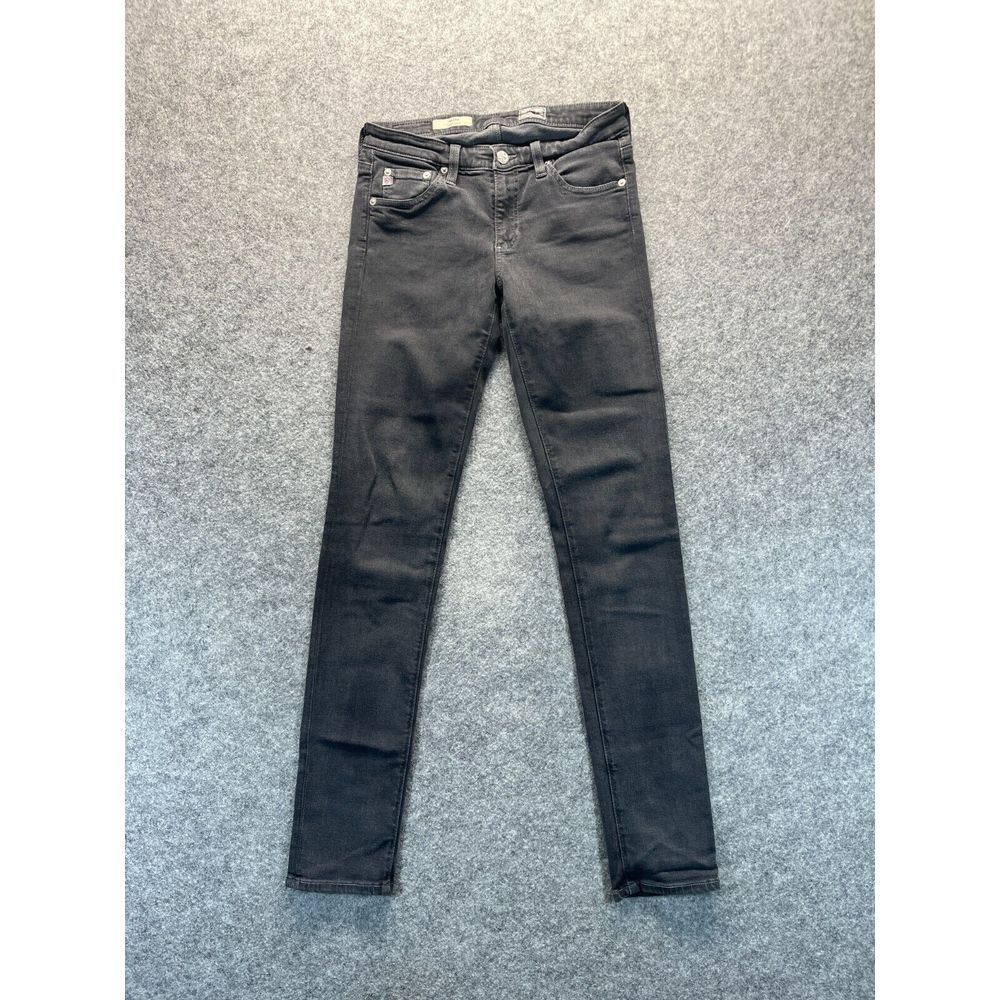 AG Adriano Goldschmied Jeans Womens 26 The Stilt‎ Skinny Faded Black Stretch